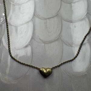 Boutique Elegant Gold Heart Necklace
